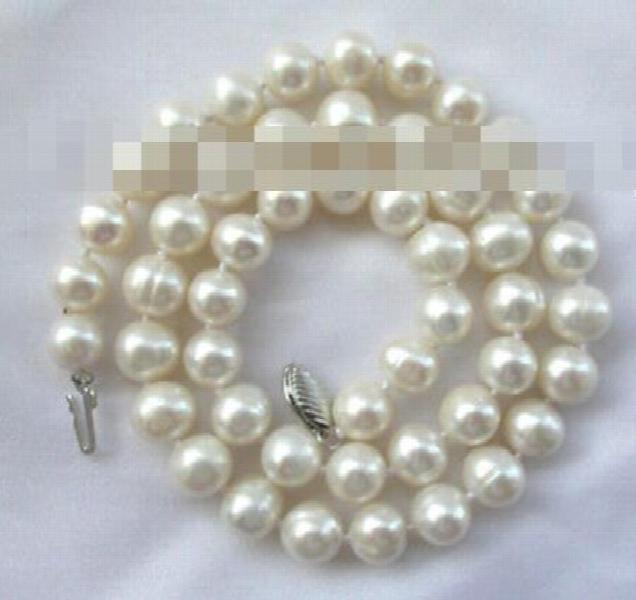 Elegant 9mm Freshwater Pearl Necklace