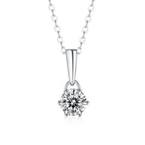 LAYA 0.5ct Moissanite Pendant Necklace 925 Silver