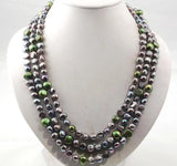 Green Baroque Freshwater Pearl 50-Inch Nature Beads