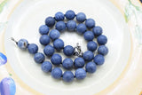 12mm Coral Smooth Round Necklace 18 Inch Beads Nature