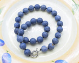 12mm Coral Smooth Round Necklace 18 Inch Beads Nature