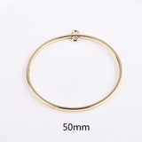 Korea Geometric Alloy Double Hanging Round DIY Earrings Material