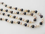 Freshwater Pearl Necklace 45 inch White/Pink 7-9mm