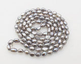 Baroque Freshwater Pearl Necklace 8-10mm Blue/Pink/White