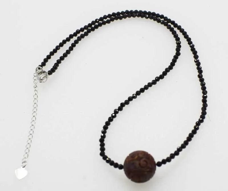 Spinel Amethyst Choker Necklace 17in 3mm 15mm Beads