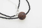 Spinel Amethyst Choker Necklace 17in 3mm 15mm Beads