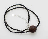 Spinel Amethyst Choker Necklace 17in 3mm 15mm Beads