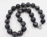 Labradorite Round Bead 14mm 16mm Necklace 18 Inch Nature Woman