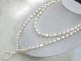 Baroque Freshwater Pearl Beads 50-Inch Nature Colors Pendant