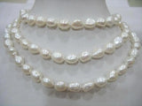 Baroque Freshwater Pearl Beads 50-Inch Nature Colors Pendant