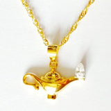 925 Sterling Silver Teapot Pendant Necklace for Women