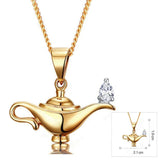 925 Sterling Silver Teapot Pendant Necklace for Women