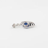 925 Silver Pendant Necklace with CZ 18-inch Chain