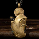 Maitreya Buddha Necklace Bodhisattva Pendant Tag Chain Safe Jewelry