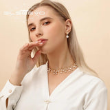 Natural Fresh Water Small Pearl Necklace Wedding Engagement Choker GN0224