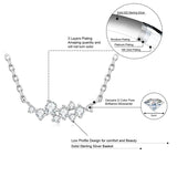 Moissanite Necklace 925 Sterling Silver D Pendant Choker