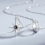 Future Men Necklaces 925 Sterling Silver Long Chain Pendant