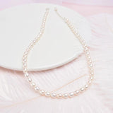 ASHIQ Mini Freshwater Pearl Necklace 925 Sterling Silver Girl Gift