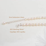 ASHIQ Mini Freshwater Pearl Necklace 925 Sterling Silver Girl Gift