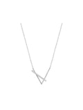 925 Silver Geometric Triangle Clavicle Chain for Women