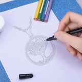 Eudora Silver Tree Necklace with Crystal Pendant