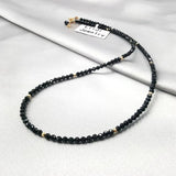 Spinel Pearl Tanzanite Silver Necklace Birthday Gift