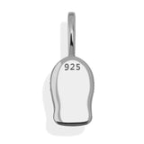 925 Silver Mask Pendant with Iced Zircon Hip-hop Jewelry
