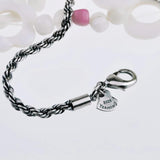 Men's 925 Sterling Silver Necklace 3.5MM Twisted Chain
