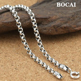 3mm S925 Silver Chain Necklace for Men Women Sweater Chain