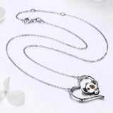 925 Silver Koala Pendant Necklace for Woman