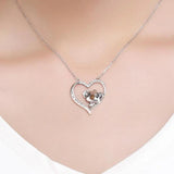 925 Silver Koala Pendant Necklace for Woman