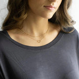 Circle Necklace Filled Ball Chain Choker Pendants Collier Femme Kolye