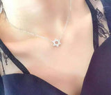925 Silver Star of David Pendant Necklace Hypoallergenic Jewelry