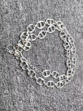 U Node50 High Electroplated 925 Silver Chain Necklace