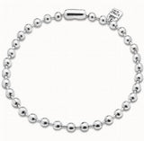 925 Silver Beads Chain Necklace 14K Jewelry