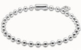 925 Silver Beads Chain Necklace 14K Jewelry