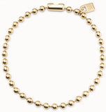925 Silver Beads Chain Necklace 14K Jewelry