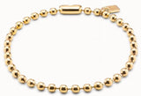 925 Silver Beads Chain Necklace 14K Jewelry