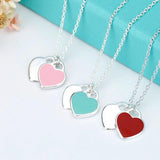 925 Sterling Silver Love Necklace with Original Jewelry Box