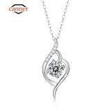 Moissanite Necklace Pendant 925 Sterling Silver Necklaces for Women