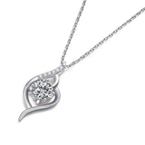 Moissanite Necklace Pendant 925 Sterling Silver Necklaces for Women