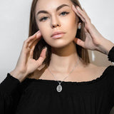 Eudora St. Michael Angel Wings Necklace 925 Silver