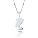 925 Silver Egyptian Pharaoh Pendant Iced Hip Hop Zircon Pendant