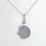 Round Dangle Necklace & Pendant Silver European Style Chorker Chain