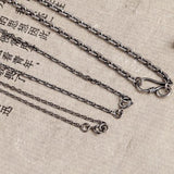 925 Sterling Silver Link Chains Necklace 1.5mm 2.0mm Thickness