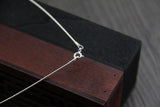 925 Silver Collar Women 1.5mm 1.2mm Thick