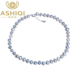 Baroque Pearl Necklace 9-10mm Beads Freshwater Pearl Jewelry