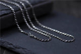 925 Sterling Silver Necklace 2mm Sweater Chain Thai Silver Jewelry
