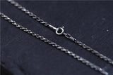 925 Sterling Silver Necklace 2mm Sweater Chain Thai Silver Jewelry