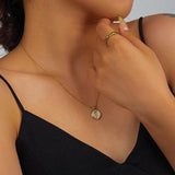 925 Silver Vintage Drop Glaze Rose Necklace Light Tulip Clavicle Chain